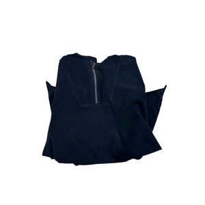 Sweaty Betty Black Quarter-Zip Pullover Sweatshirt